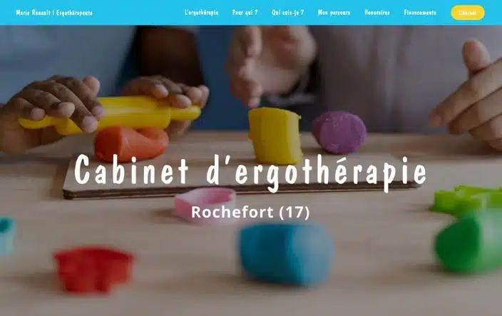 Ergothérapie site vitrine
